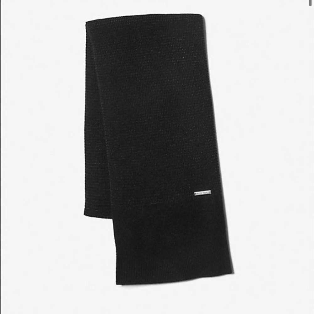 Michael Kors Metallic Wool Blend Scarf